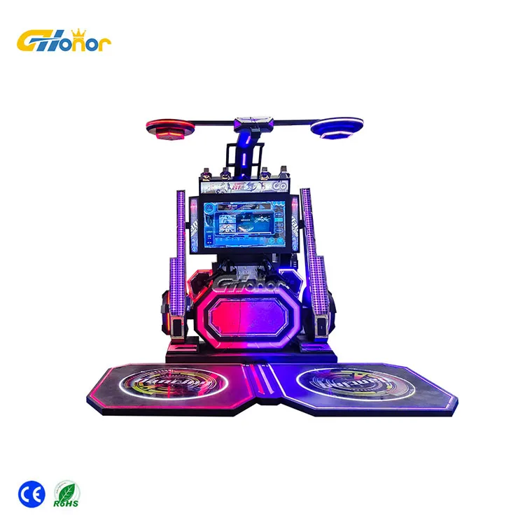 New two person VR dance experience virtual reality game console VR jukebox experience hall fitness and entertainment equipment