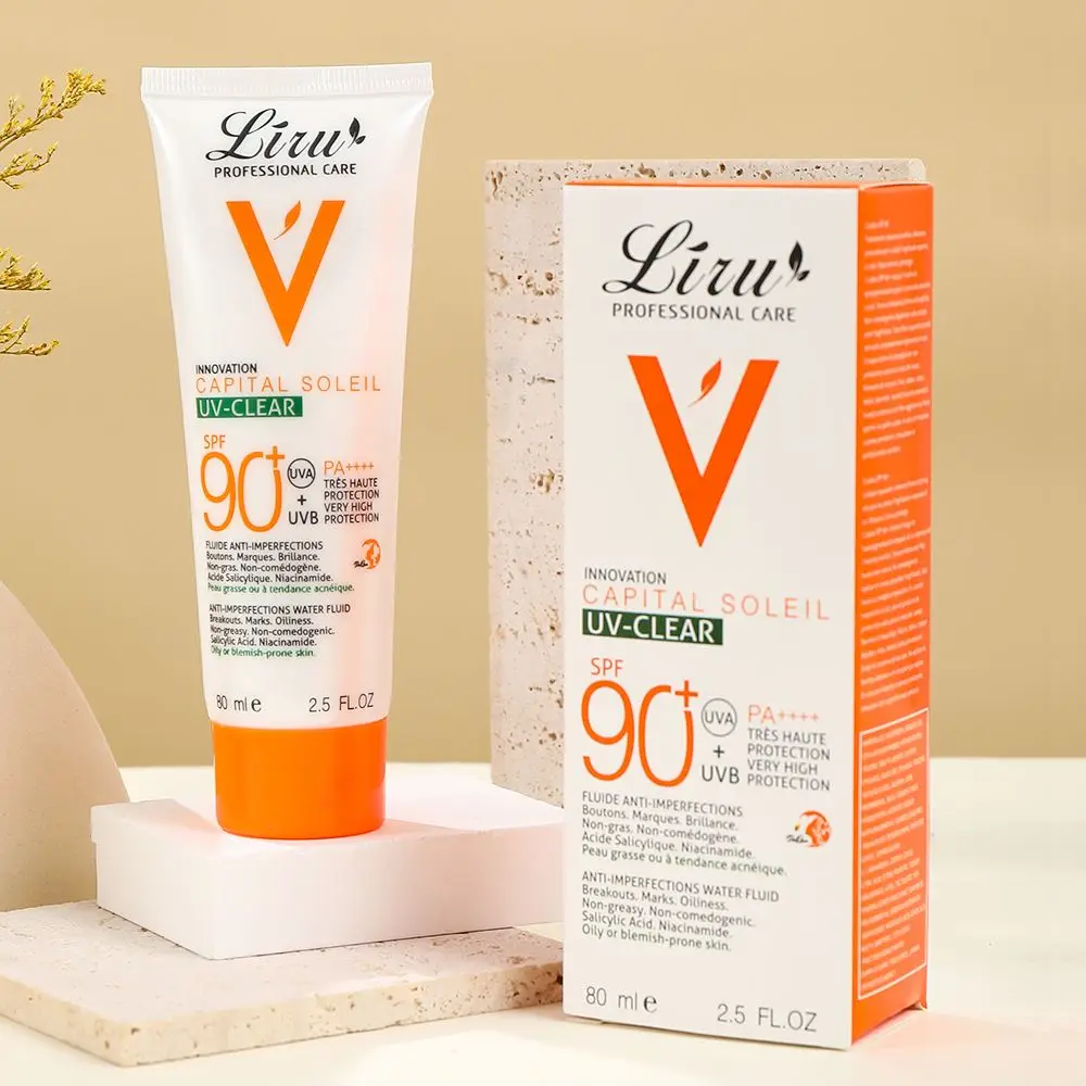 High Quality Moisturizing Sun Protection Cream Customizable Chinese Factory SPF 90 Whitening Sunscreen