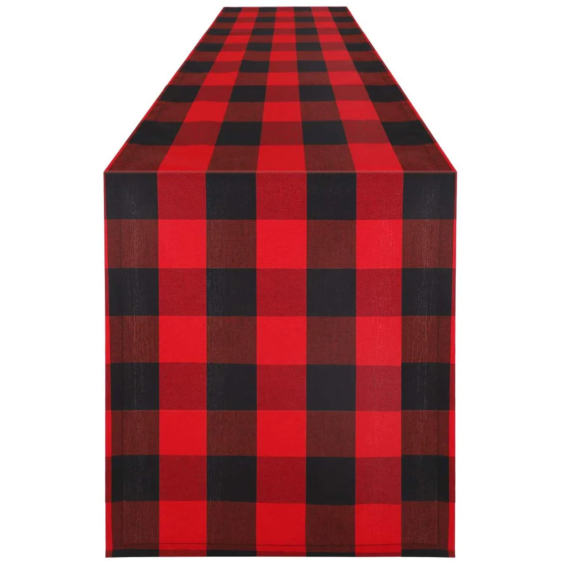 Reador оптовая продажа хлопковая красная и черная клетчатая Классическая дизайнерская скатерть для ужина Рождества праздника дня рождения