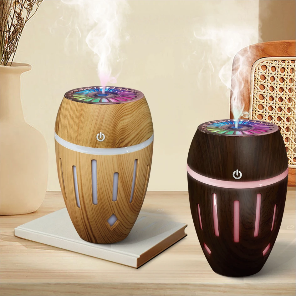 Hot Selling 300ml Dazzling light car humidifier Cool Nano Mist Sprayer Ultrasonic Portable Cup humidifier for Car