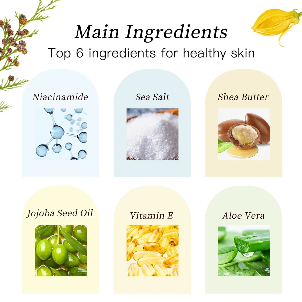 Private Label Wholesale Multivitamin Organic Vegan Exfoilating Skin Care Whitening Brightening Shea Butter Bulk Sugar Body Scrub