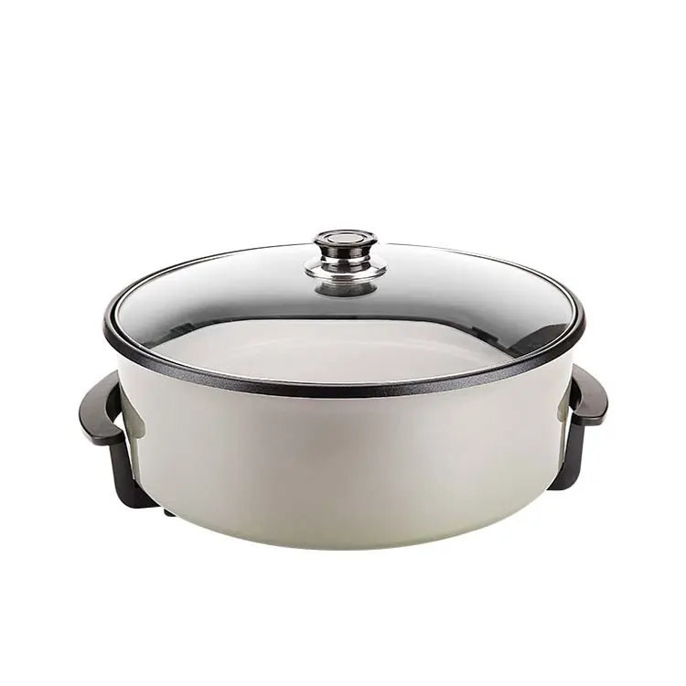 New Design Adjustable Temperature Aluminium Round Nonstick Cooking Electric Pizza Pan