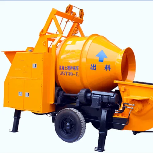 Jbt Towable Concrete Mixer Pump Electric Portable Concrete Mixer With Pump