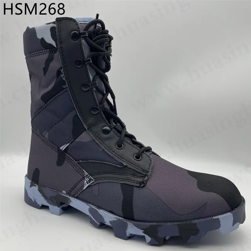 YWQ,full camouflage fabric upper black tactical boots abrasion resistant jungle boots popular in Ghana market HSM269