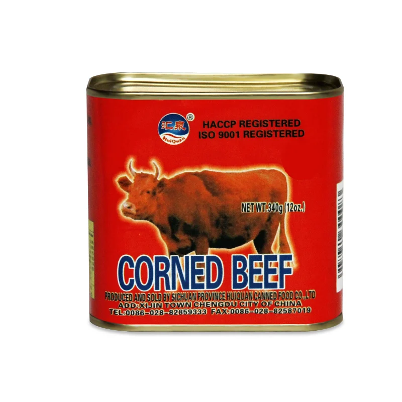 High quality Certified Halal Canned Corned Beef Meat Can With High Protein