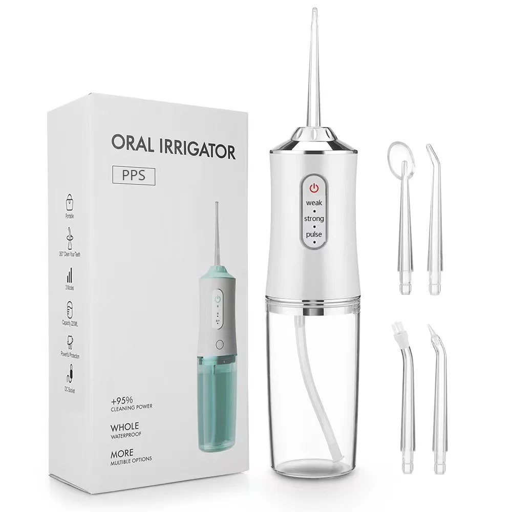Manufacturer Cordless Portable Dental Oral Irrigator Water Flosser Teeth Cleaning Oral Irrigation