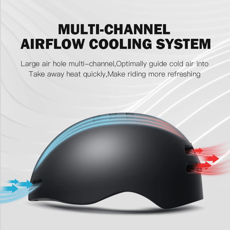 Electric Scooter Helmet Ultralight MTB Bike Bicycle Helmet For Man Motorcycle with 1080P HD Camera Wify APP for Adults