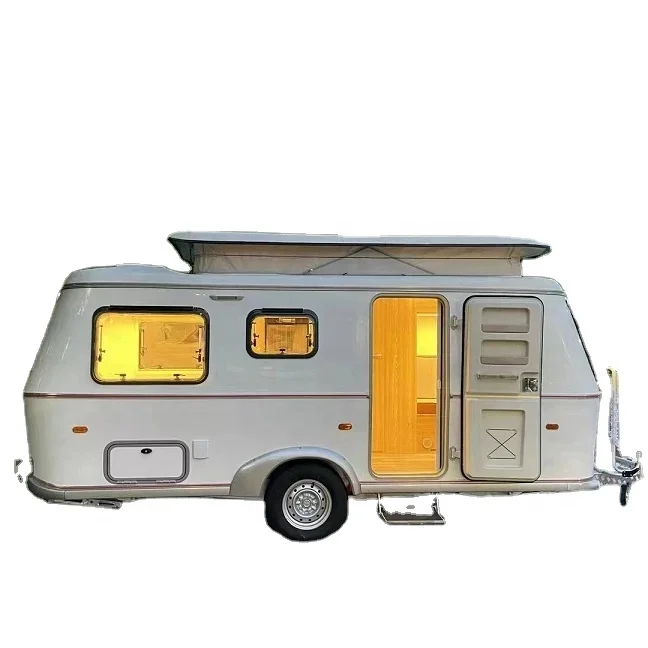 Light weight on road use hybrid caravan trailers for sale