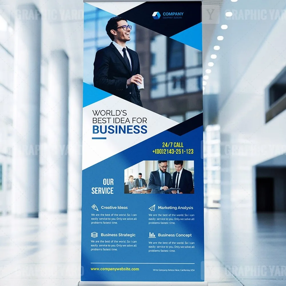 Manufactures Custom Roll up Banner 80*200 Aluminum Scrolling Roll Up Banner Stand