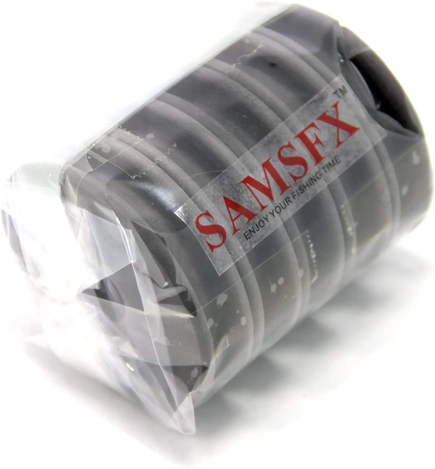 SAMSFX Die Cut EVA Foam Round Rig Winder Spools Fishing Line Accessories for Tippet Holder 5 Pieces in Pack