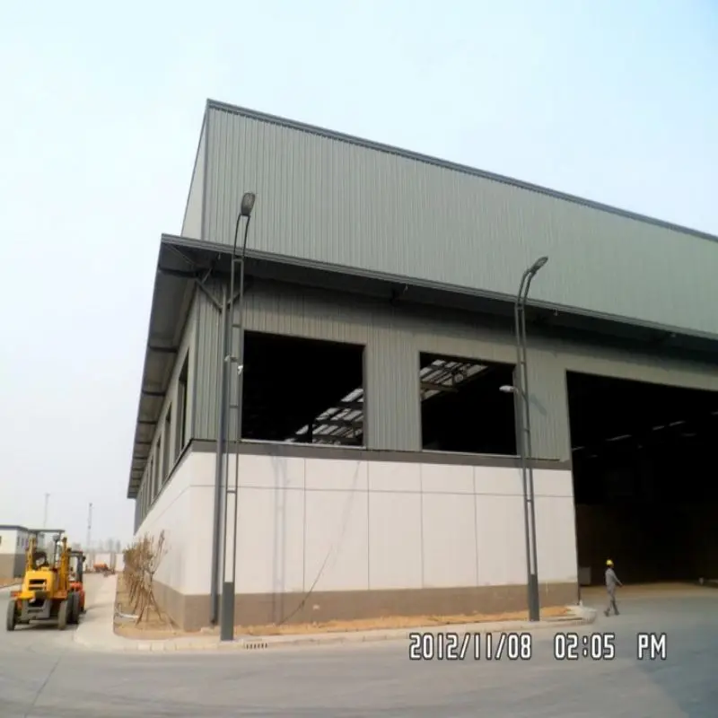 Galvanized steel structure metal building for warehouse/workshop/hangar