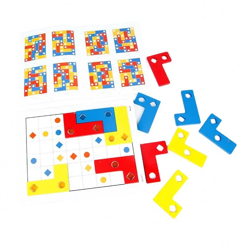 Fun block intelligence wooden education play fun board game for children