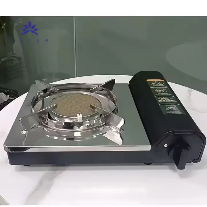 Lyroe Manufacturer Direct Square Outdoor Portable Small Burner Single Portable Gas Stove