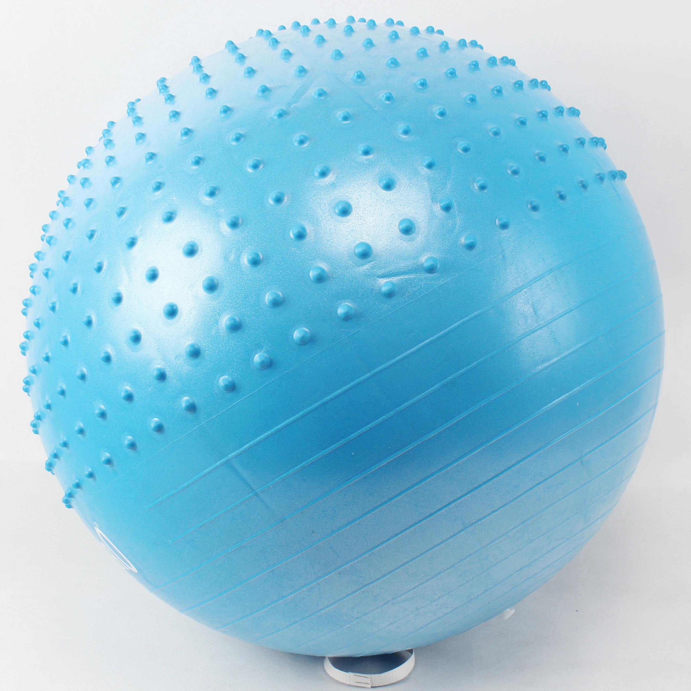 65cm hot sale custom inflatable half spiky massage ball half smooth ball