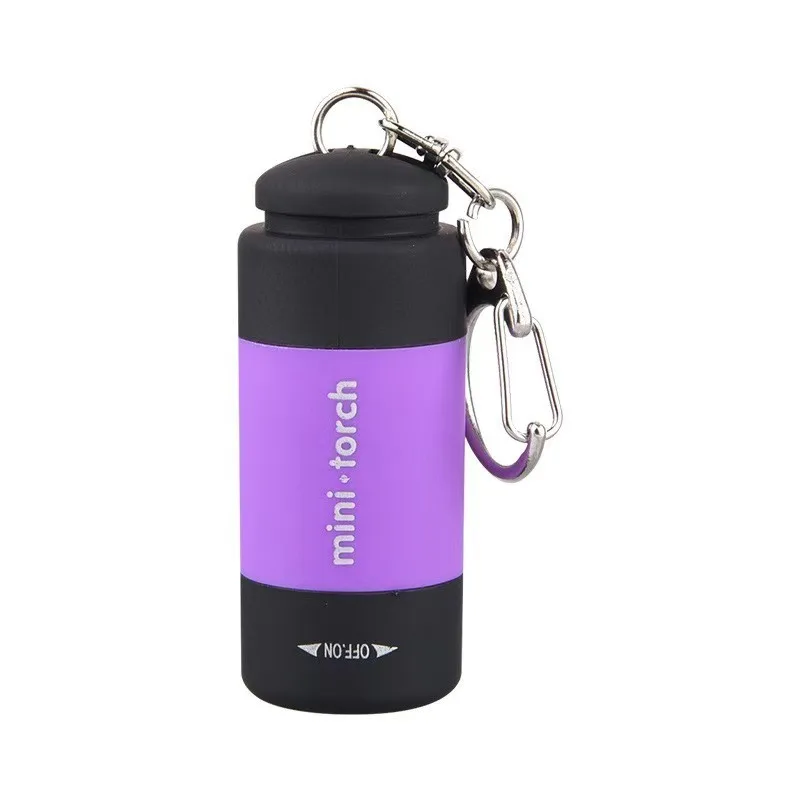 2024 Promotional Gift Custom Logo Multifunctional Portable Pocket Blacklight UV Keychain USB Rechargeable Mini Torch Light