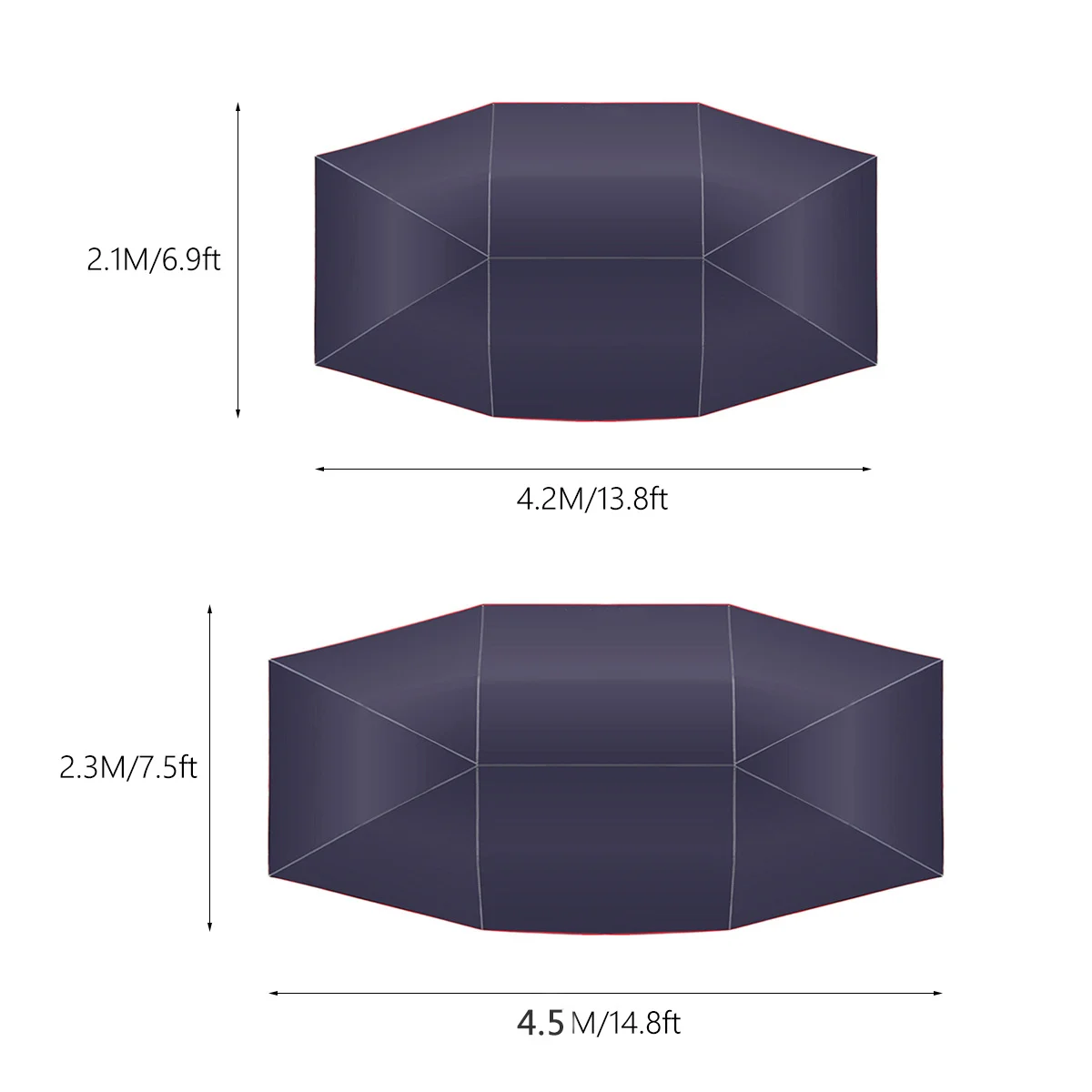 Fully automatic/semi-automatic Car umbrella sun protection portable car sunshade cover for SUV Outdoor use