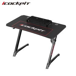 Лидер продаж на Amazon, компьютерный стол со светодиодной подсветкой, игровой Настольный ПК, стол для ноутбука