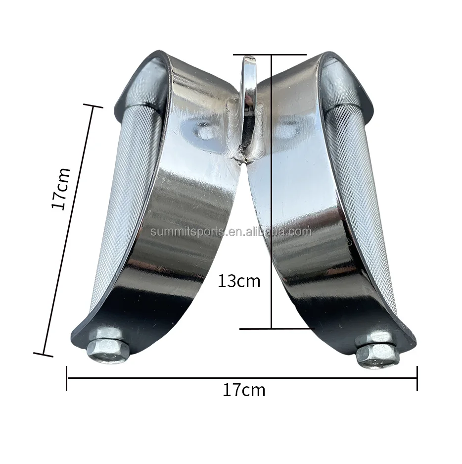 LAT Pulldown Bar Attachment Weightlifting Muscle Exercise Grip Handle D Shaped Lat Pull Down Bar For Workout