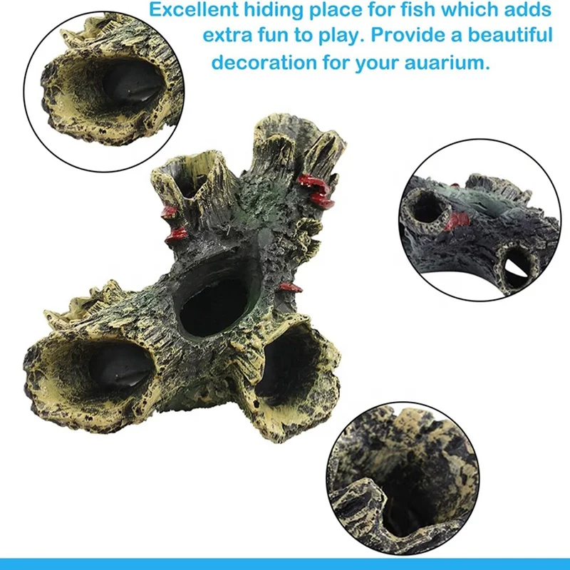 Decaying Trunk Aquarium Betta Fish Ornament Fish Tank Wood Decoration
