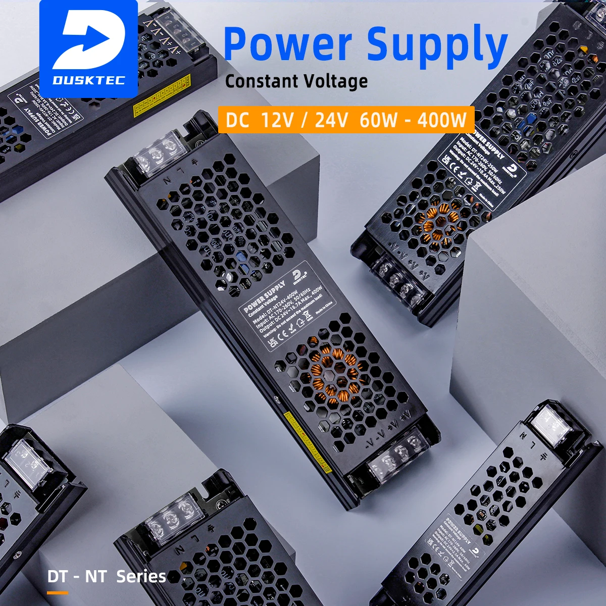 Ce Rohs  ETL Custom Led Driver 12v 24v 36v 48v 60w 100w 150w 200w 300w 400w Led Strip Light Power Supply