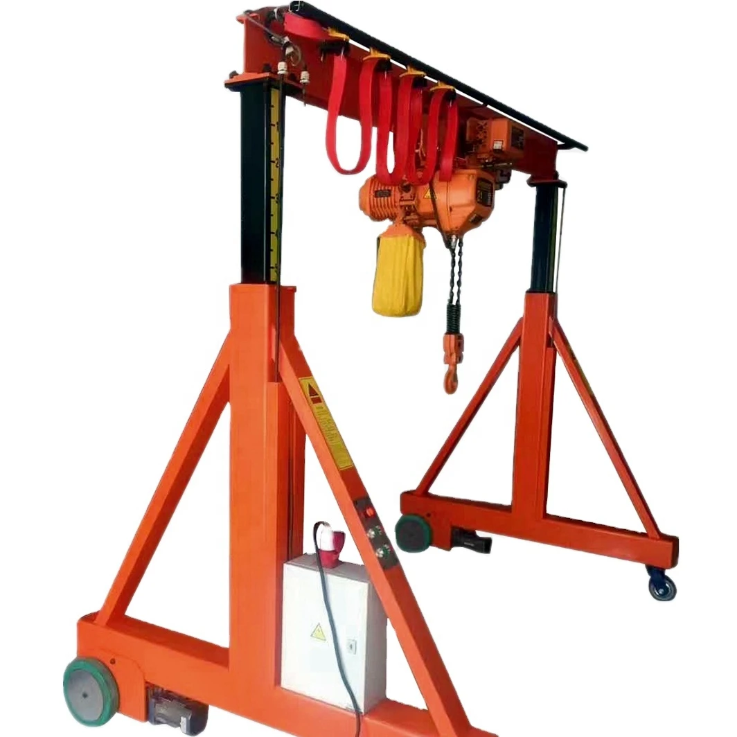 10 Ton Movable Model Electric Hoist Small Gantry Crane