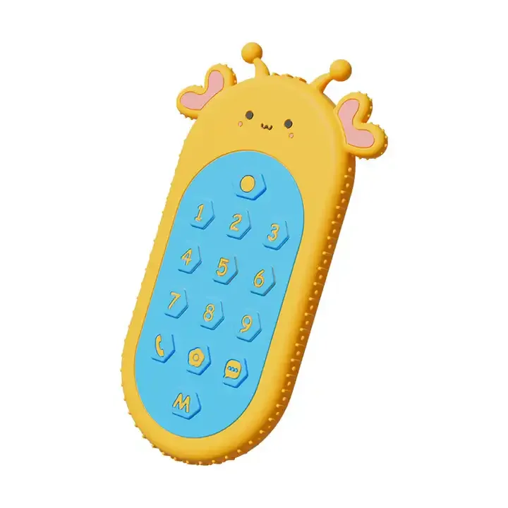 2023 hot sale Teething Toys for Babies Baby Teether Toys TV Remote Control Shape Silicone Toddler