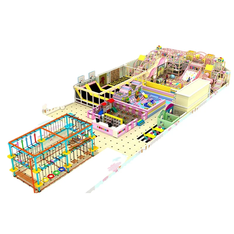 Children Inflatable Castle Playground Indoor Equipment Good Quality  Security Design Play Toys Park Indoor Playground for Kids