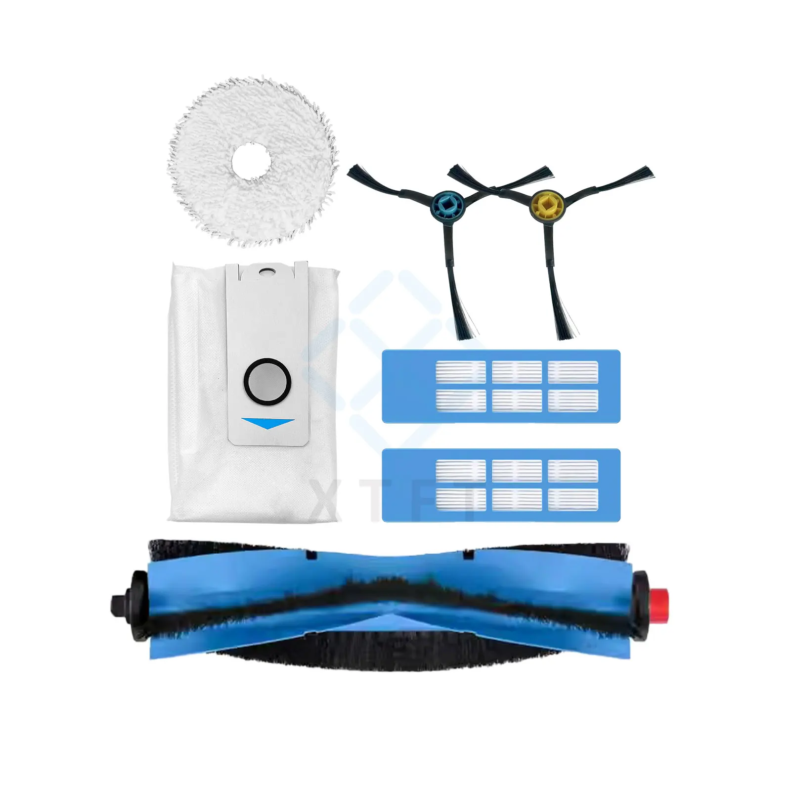 Suitable for Little Swans robot vacuum cloth air filter replacement roller brush edge brush dust bag for vacuum cleaner