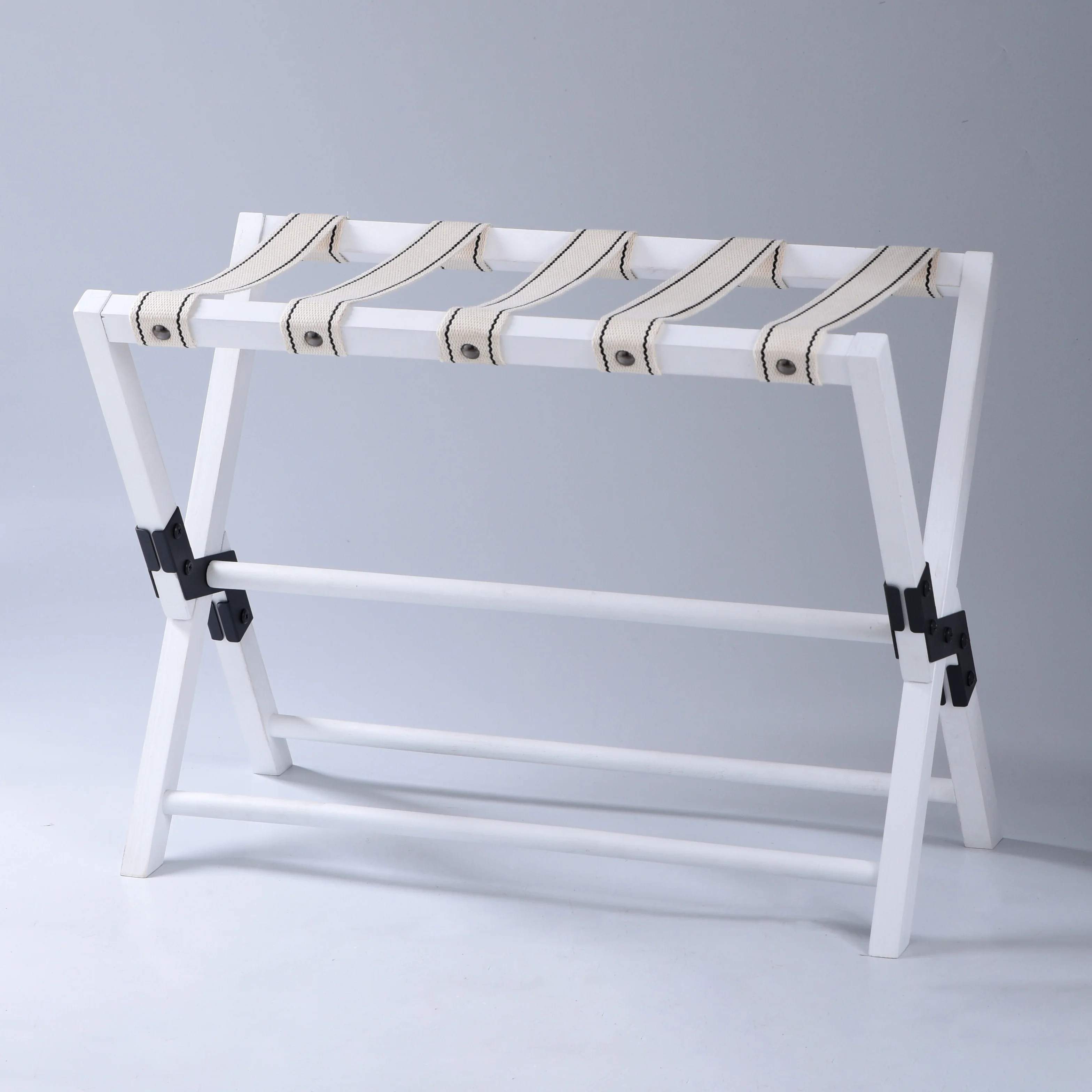 
Folding Modern Custom Luggage Rack Hotel Furniture with Shelf for Hotel Living Room 