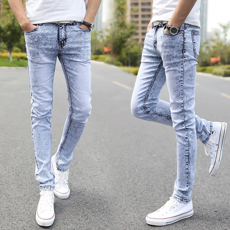 ODM/OEM High Street Mens Hip Hop Jeans Denim Fashion Biker Slim Fit Ripped Skinny Jeans Men