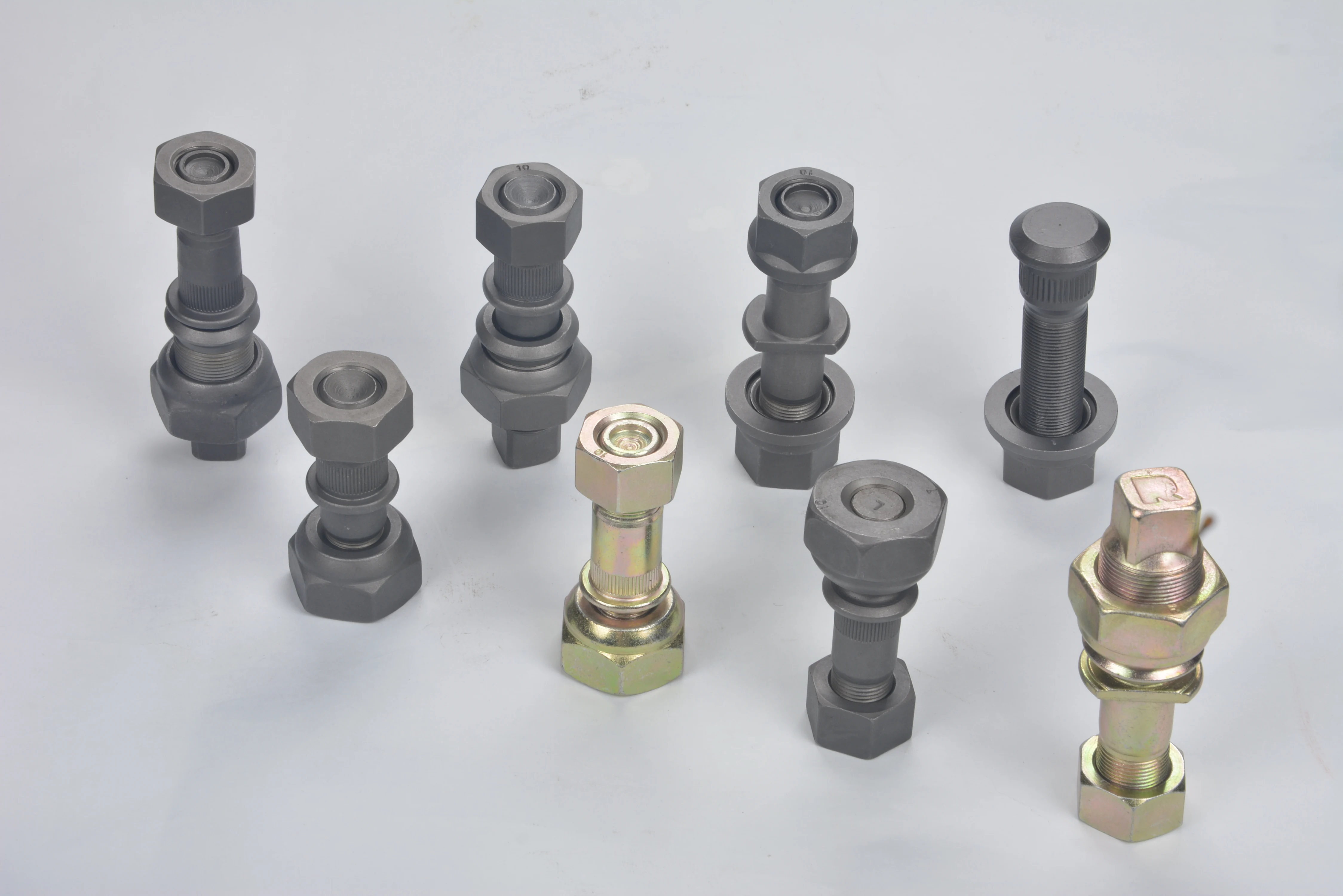 truck wheel bolt and nut/ wheel stud hex nut for isuzu jumbo front 20*1.5/22*1.5*92