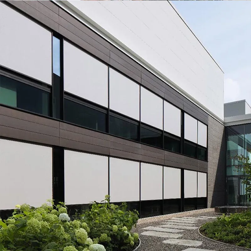 Customized Windproof Outdoor Motorized Zip Track Screen Roller Blinds for sun shade