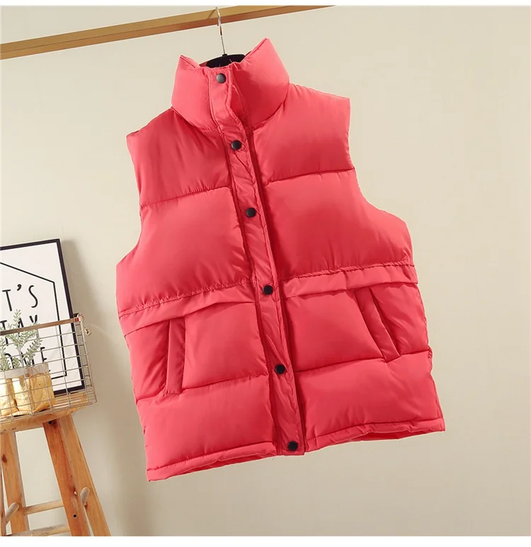 Модный простой дизайнерский женский зимний пуховой жилет для девушек, оптовая продажа, Женская куртка без рукавов по заводской цене, одежда
