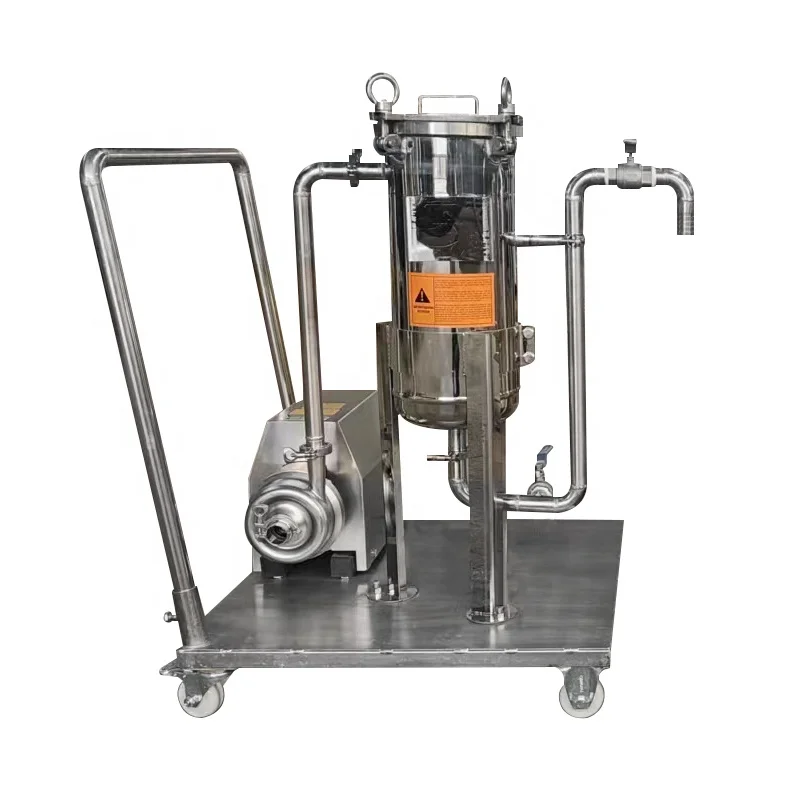 High-grade finish welds Industrial Honey Wine Beer Stainless Steel Liquid Solid Separator Multi Bag Filter Housing