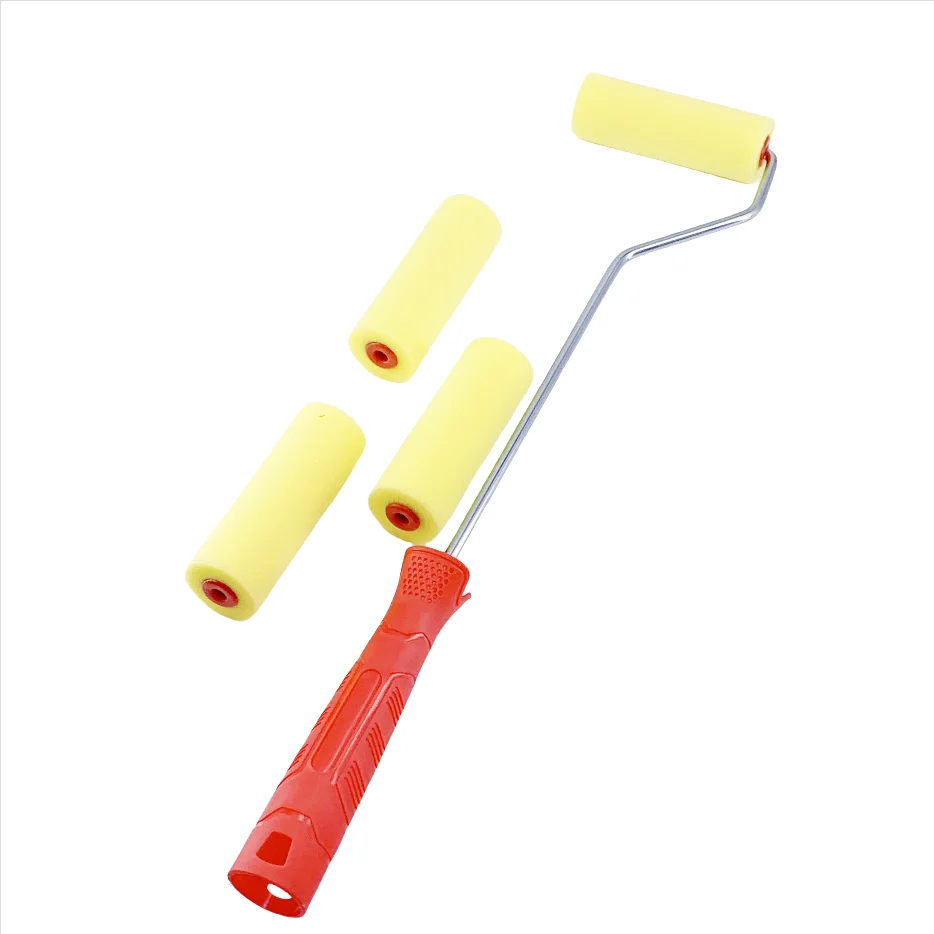 High Quality Wall Painting Roller Brush Professional Plastic PP Handle Roller Paint Roller