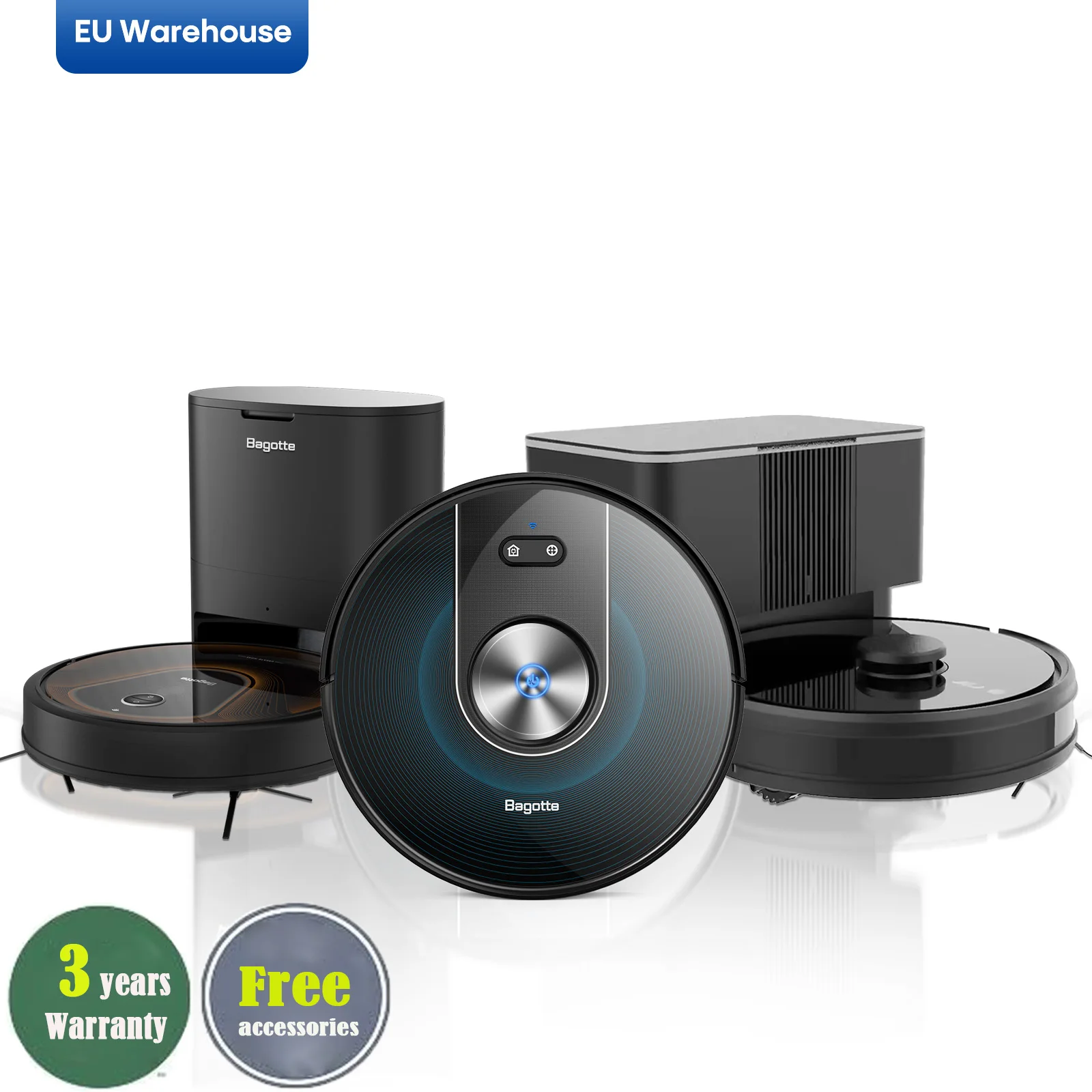 Bagotte  New Arrival Robot Vacuum Cleaner Floor Cleaning Sweeping Mop Aspirador Aspirateur Aspiradora Vaccum Cleaner