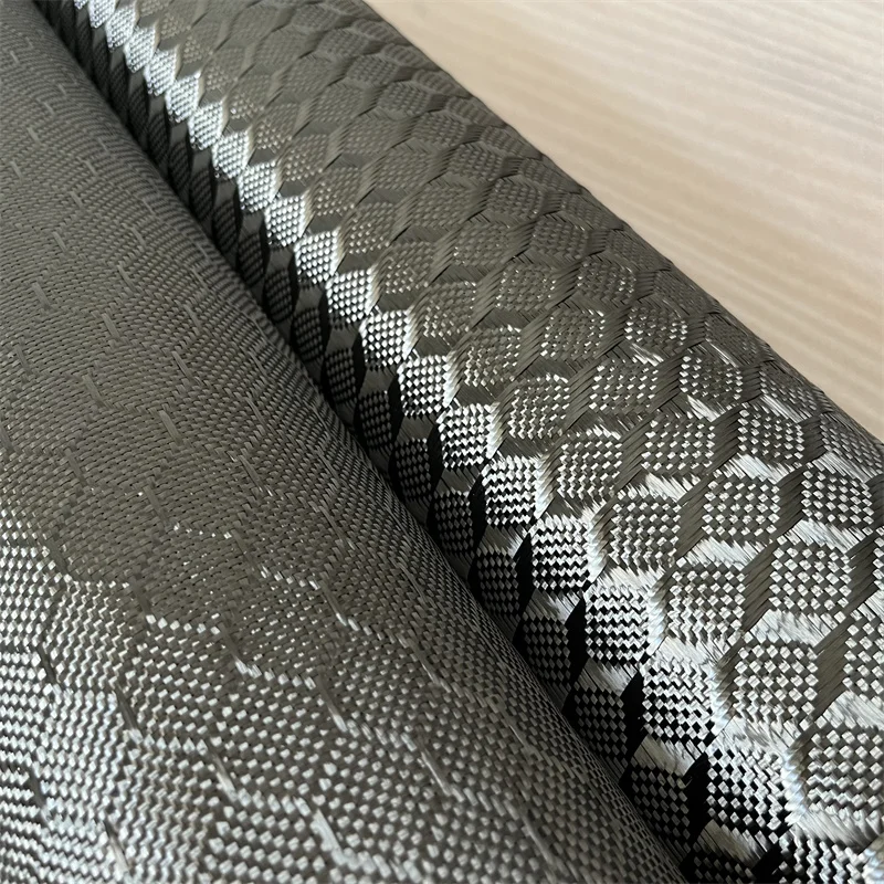 High Strength Football Hexagonal Carbon Fiber Fabric
