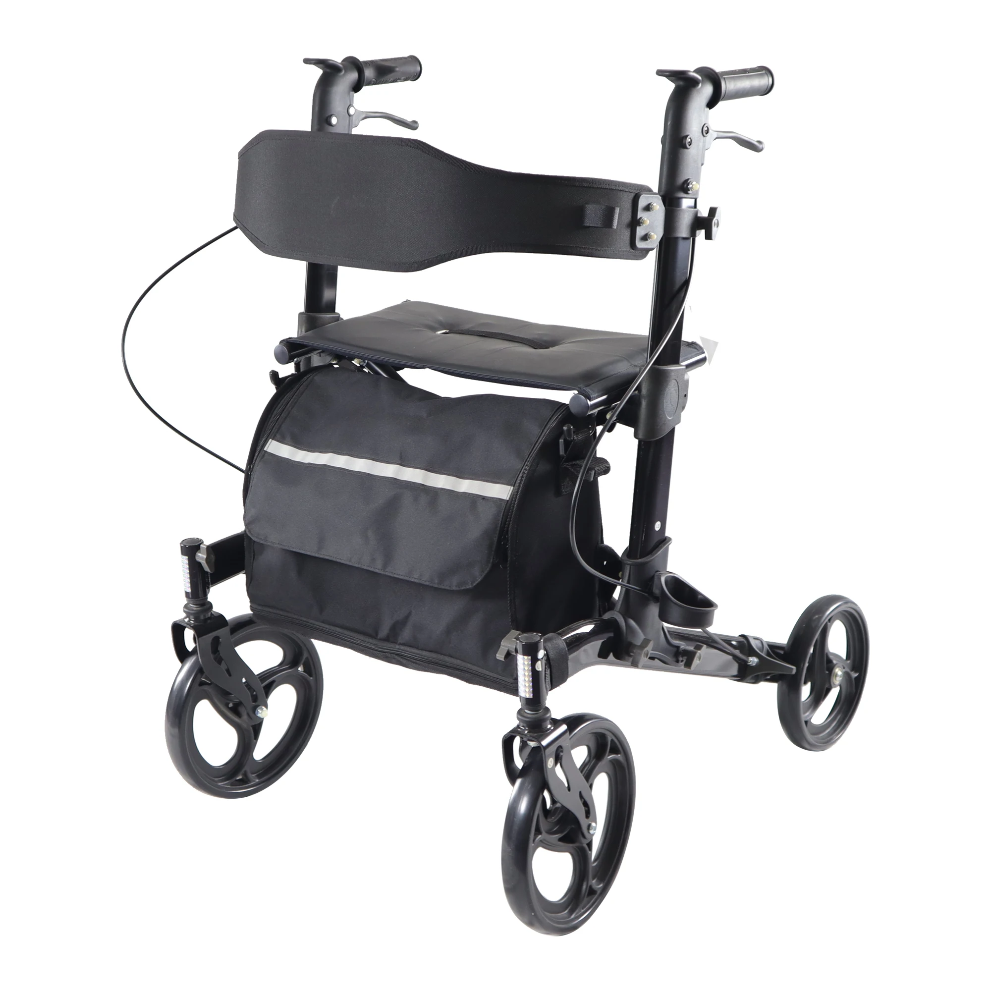 Removable Assisted Walking Aluminum Rollator with Disabled Scooter with Old People Wheelchair