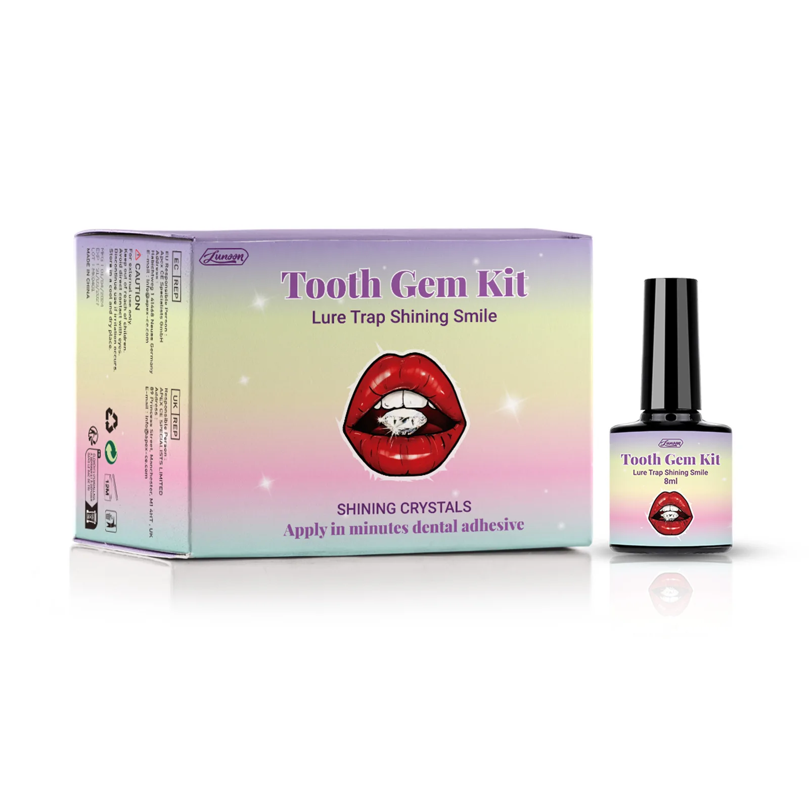 DIY Tooth Gem Kit Jewelry Crystals Diamond for Teeth Starter Kit