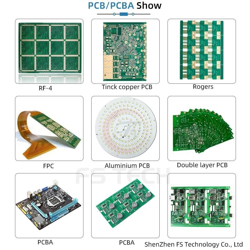 Factory Custom Printed Circuit Board Fr4 Rogers 5880 Prototype PCB Assembly PCBA Service OEM One-Stop Manufacturer