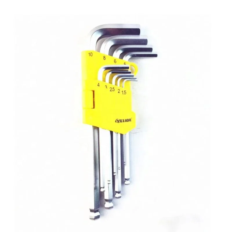 NBFLOURISH 9 Pcs Short Arm flat Hex Key&Hex Key wrench set&special hex key wrench set