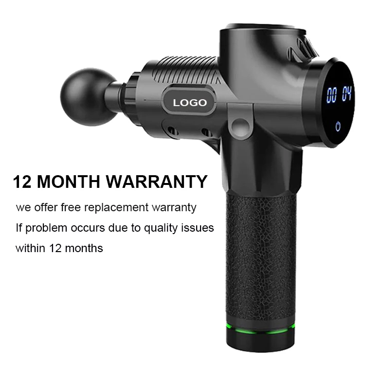 
deep tissue heating high rpm massage gun 2400mah machine 30 speed carbon 16 mm amplitude 