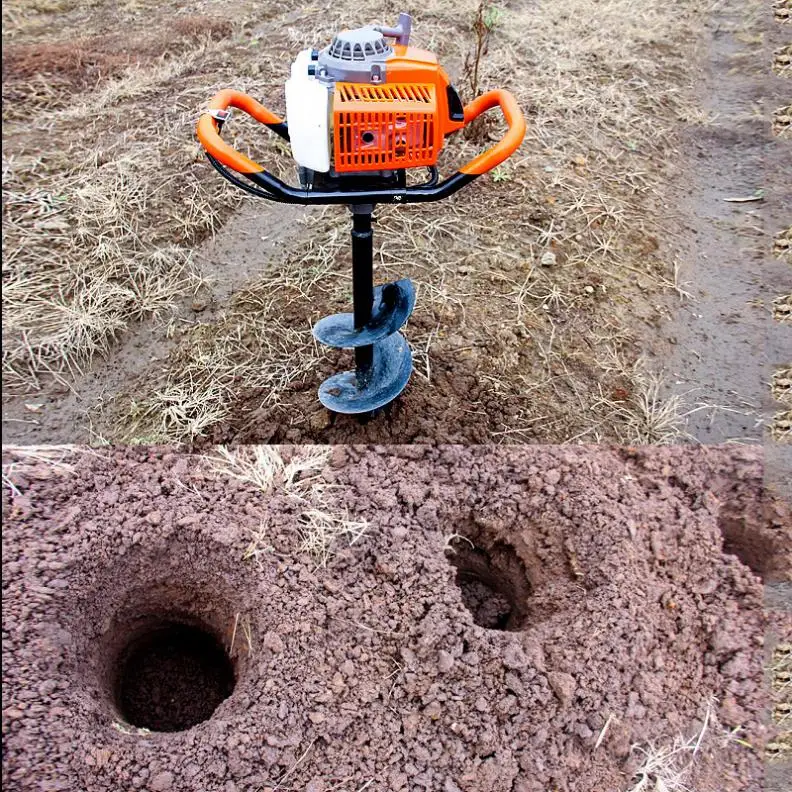 2021popular Earth Auger Planting Digging Machine  2-stroke single cylinder engines 49CC