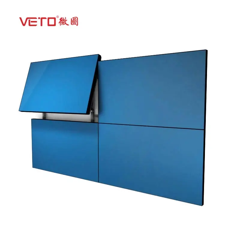 Внутренняя Гибкая видеостена с ЖК-дисплеем 46 дюймов 3x3 2x2 4x4 суперузкая видеостена