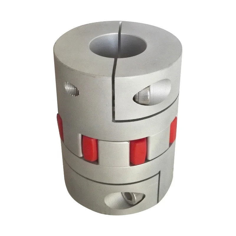 flexible polyurethane jaw spider plum coupling for servo system