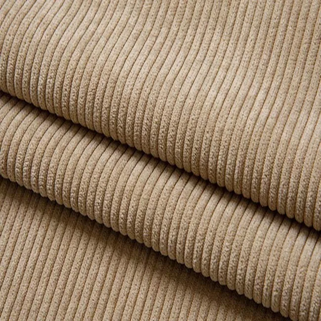 wide wale stretch  spx upholstery corduroy fabric 100% cotton  latest design for pants shoes