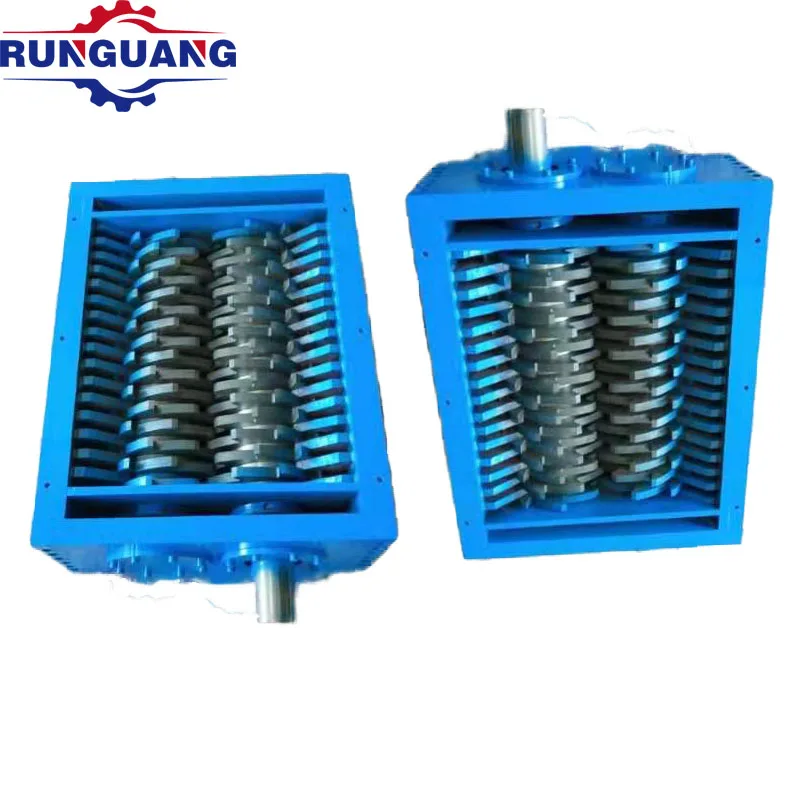 Low Price Stable Waste Plastic Recycling Crusher Double Shaft Shredder Machine/ Carton Tyre Shredder