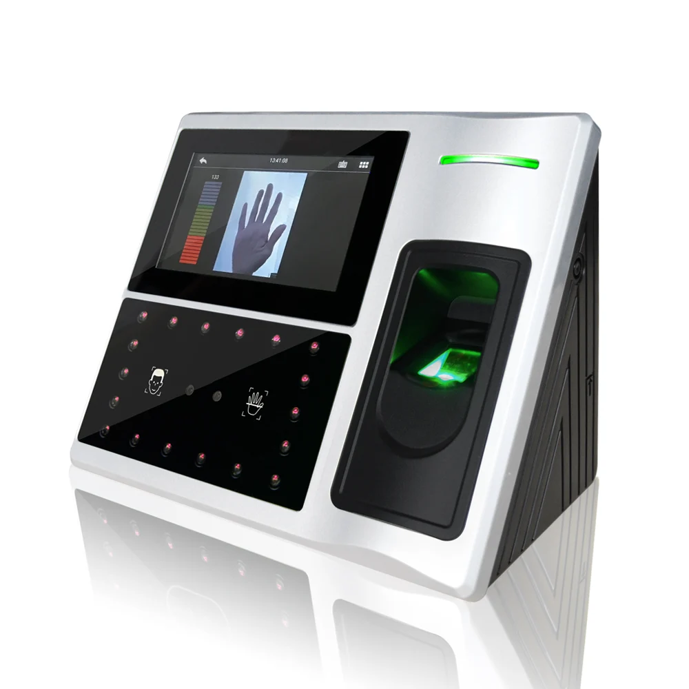 20000 Users Big Capacity Biometric Time Attendance With Face Palm and Fingerprint Recognition Cloud Software