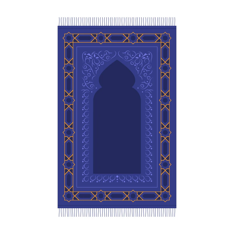 (CHAKME) Wholesale Polyester Pray Rug Praying Mat Portable Islamic Muslim