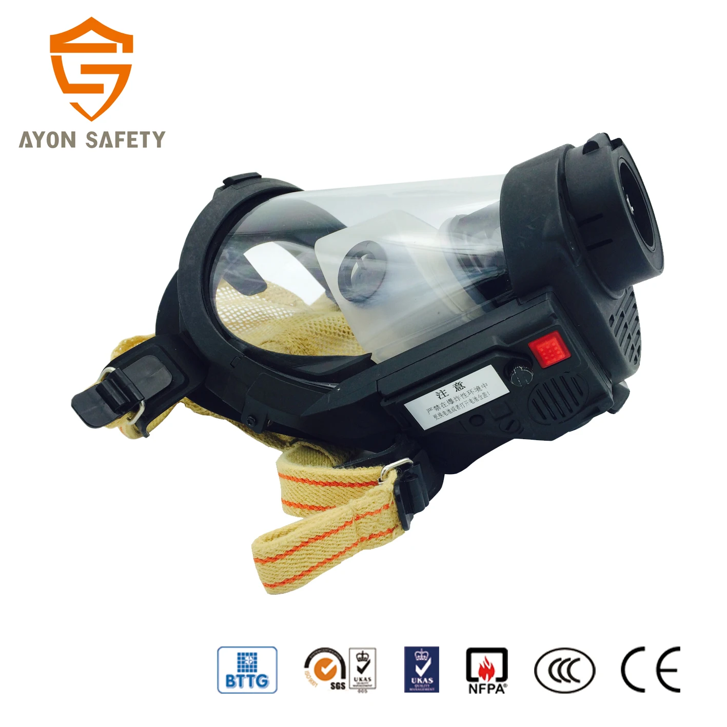 High quality reusable long storage life filter toxic wireless communication silicon gas mask for firefighting chemical scientifi
